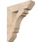 Ekena Millwork Merced Slat Smooth Bracket, Douglas Fir, 5 1/2"W x 24"D x 28"H BKT06X24X28MRC06SDF - alternate 1